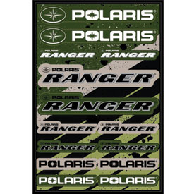 Polaris Ranger Logo Sticker Sheet