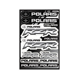 Polaris RZR Logo Sticker Sheet