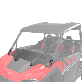 Polaris Lock & Ride Hard-Coat Half Poly Windshield