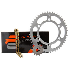 Primary Drive Steel Kit & Gold X-Ring Chain