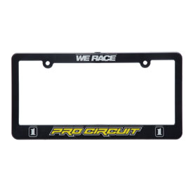 Pro Circuit License Plate Frame Black