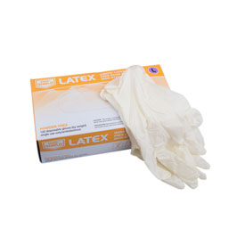 Pro Guard Disposable Powder Free Latex Gloves