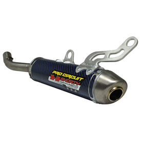 Pro Circuit Ti-2 Shorty Blue Silencer