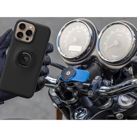Quad Lock Motorcycle Handlebar Phone Mount with MAG Case