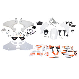 Rally Raid Products EVO2 Adventure Fairing and Fuel Tank Kit with Graphics