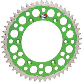 Renthal TwinRing Rear Sprocket 51 Tooth Green