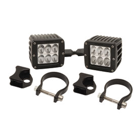 Rigid Industries Dually D2 LED Drive Beam Lights With Vertical Light Mounts