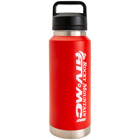 Rocky Mountain ATV/MC Insulated Bottle with Drink Cap Red 36 oz.