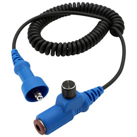 Rugged Radios Offroad Headset or Helmet Coiled Extension Cable with Volume Control