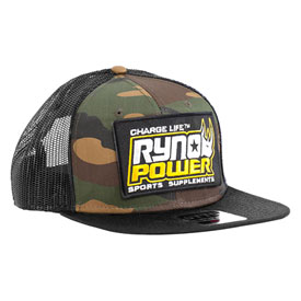 Ryno Power Mesh Snapback Hat  Camo/Black