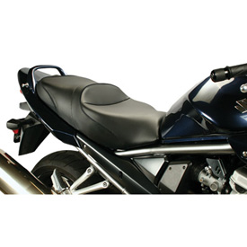 Sargent World Sport Performance Motorcycle Seat Low Black w/Black Accent