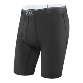 SAXX Quest Long Boxer Briefs X-Large Black