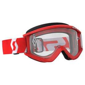 Scott Recoil Xi Goggle  Red Frame/Clear Works Lens