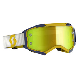 New 2020 Scott Prospect Motocross Enduro Goggles Yellow Yellow Chrome Lens 