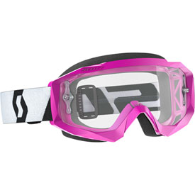 Scott Hustle X Goggle  Pink-Black Frame/Clear Lens