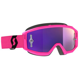 Scott Primal Goggle  Pink-Black Frame/Purple Chrome Lens