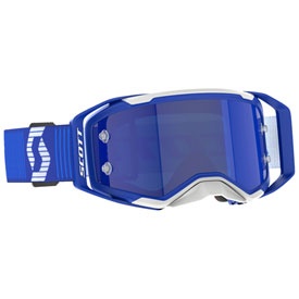 Scott Prospect 2.0 Goggle  Blue-White Frame/Blue Chrome Lens