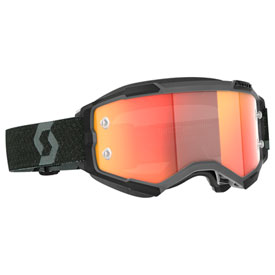Scott Fury Goggle  Black Frame/Orange Chrome Lens