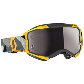 Scott Fury Goggle  Camo Grey-Yellow Frame/Silver Chrome Lens