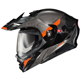 Scorpion EXO-AT960 Topographic Helmet Small Black/Orange