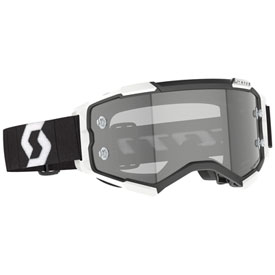 Scott Fury LS Goggle  Black-White Frame/Light Sensitive Grey Lens