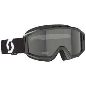 Scott Split OTG Sand/Dust Goggle  Black-White Frame/Dark Grey Lens