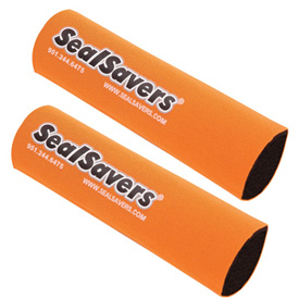 Seal Savers Fork Covers 44-50mm Fork Tube, Short Orange