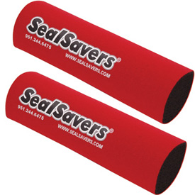 Seal Savers Fork Covers 36-43mm Fork Tube, Short Red