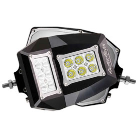Sector Seven Spectrum LED Light Mirror with M10-1.25 Threaded Ball Mount