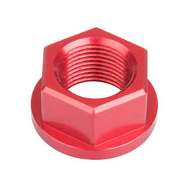7602 Racing Rear Axle Nut  Red