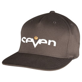 Seven Brand Flex Snapback Hat  Charcoal