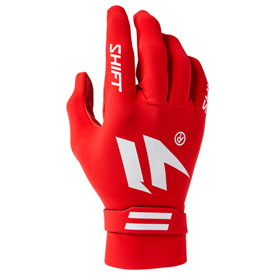 Shift 3LACK Label Invisible Gloves XX-Large Red/White