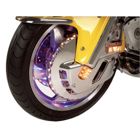 Show Chrome Accessories Lighted Front Rotor Cover