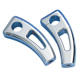Show Chrome Accessories Square Handlebar Risers With Cutout