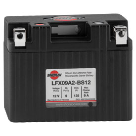 Shorai Lithium-Iron Battery LFX09A2-BS12