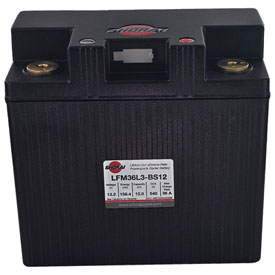 Shorai Lithium-Iron Battery LFM36L3-BS12