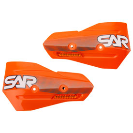 Sicass Racing Plastic Hand Shields With Turn Signal Orange