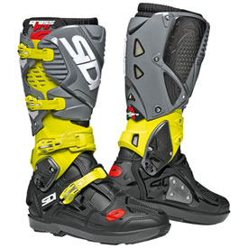 Sidi Crossfire 3 SRS LTD Boots Size 11.5 Black/Flo Yellow/Grey