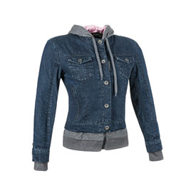 Speed and Strength Women's Fast Times Hooded Denim Jacket