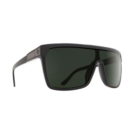 Spy Flynn Sunglasses Black-Matte Black Frame/Happy Grey Green Lens