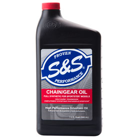 S&S Cycle High-Performance Synthetic Sportster Chain/Gear Oil