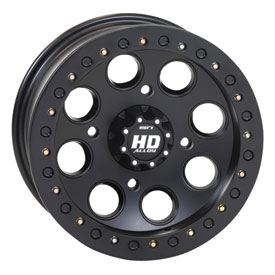 4/110 STI HD Beadlock Wheel 12x7 5.0 + 2.0 Matte Black