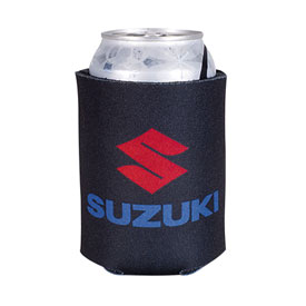 Suzuki Logo Can Koozie Black