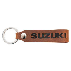 Suzuki Leather Keychain