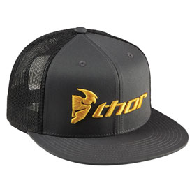 Thor Trucker Snapback Hat Black/Gray 