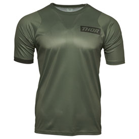 Thor MTB Short-Sleeve Jersey Medium Army Green