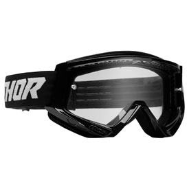 Thor Youth Combat Racer Goggle  Black/White