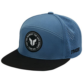 Thor Badge Snapback Hat  Slate Blue