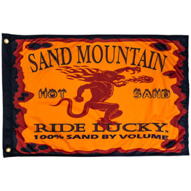 TK Flags 2' x 3' Durable Quad Stitched Flag  Hot Sand