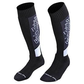 Troy Lee GP MX Coolmax Thick Socks Size 6-9 Vox Black
